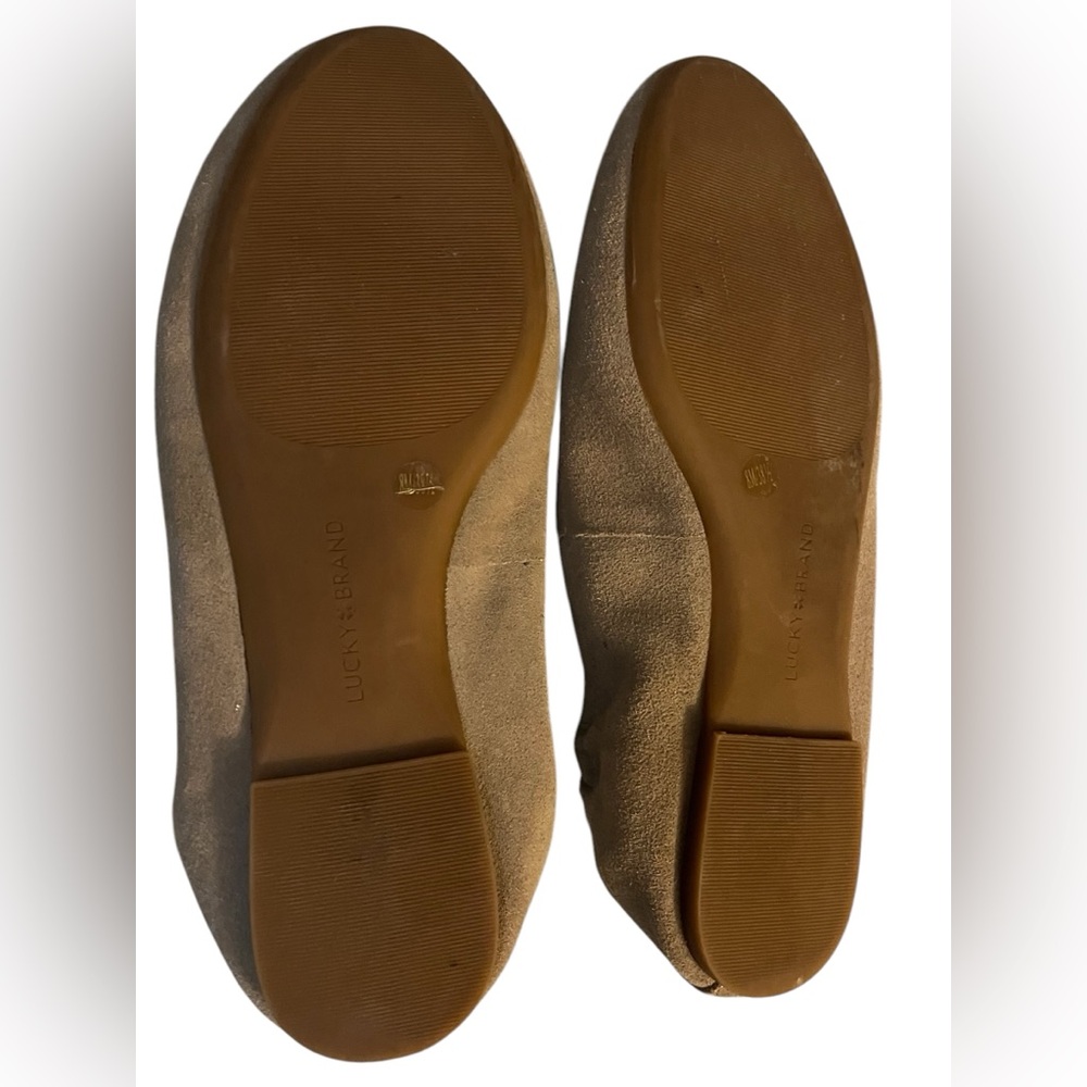 Lucky Brand Tan Suede Loafers - Picture 4 of 8